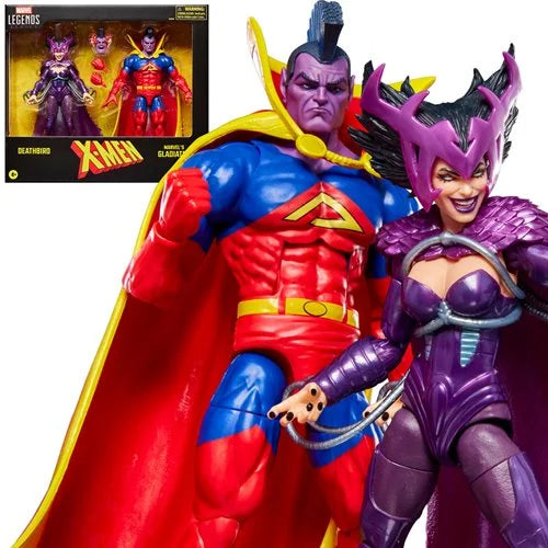 X-Men Marvel Legends Series Deathbird & Marvel’s Gladiator 6-Inch Action Figures