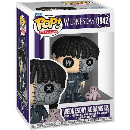 Wednesday Addams with Thing Patchwork Funko Pop! Vinyl Figure and Buddy #1942