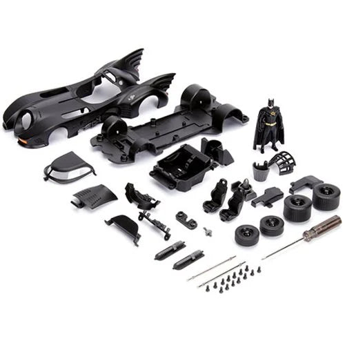 Batman 1989 Movie Batmobile 1:24 Scale Die-Cast Metal Model Kit with Batman Figure