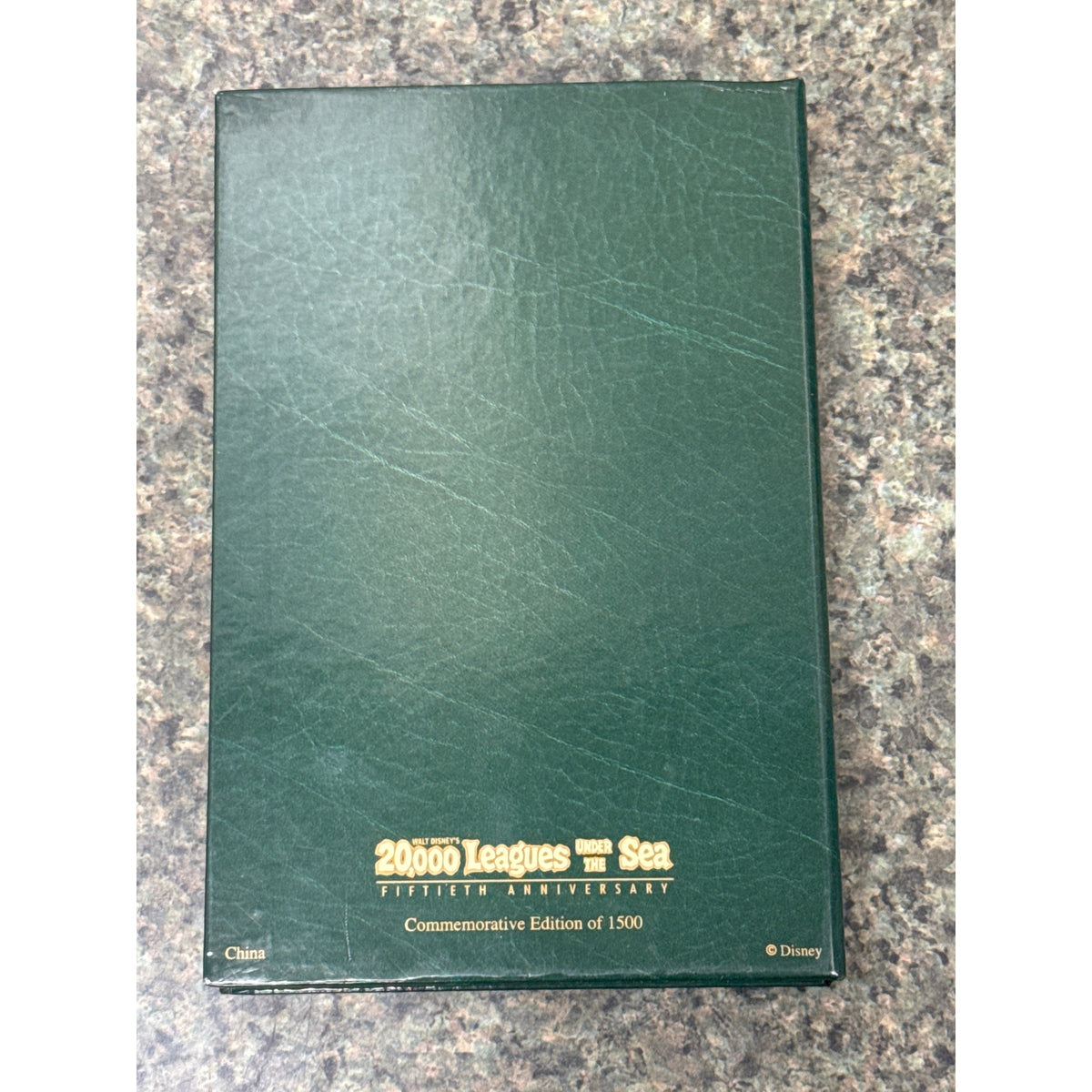 Back of Disney commemorative edition box, limited to 1500