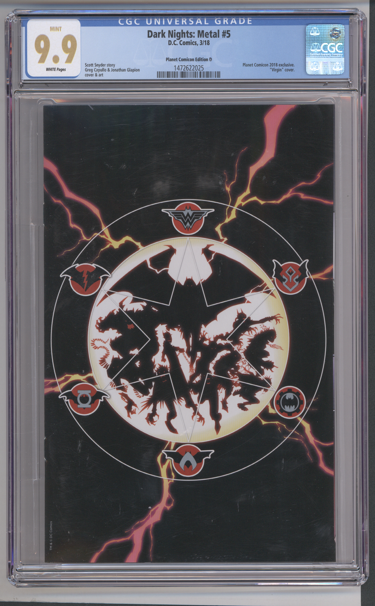 Dark Nights: Metal #5 CGC Graded 9.9