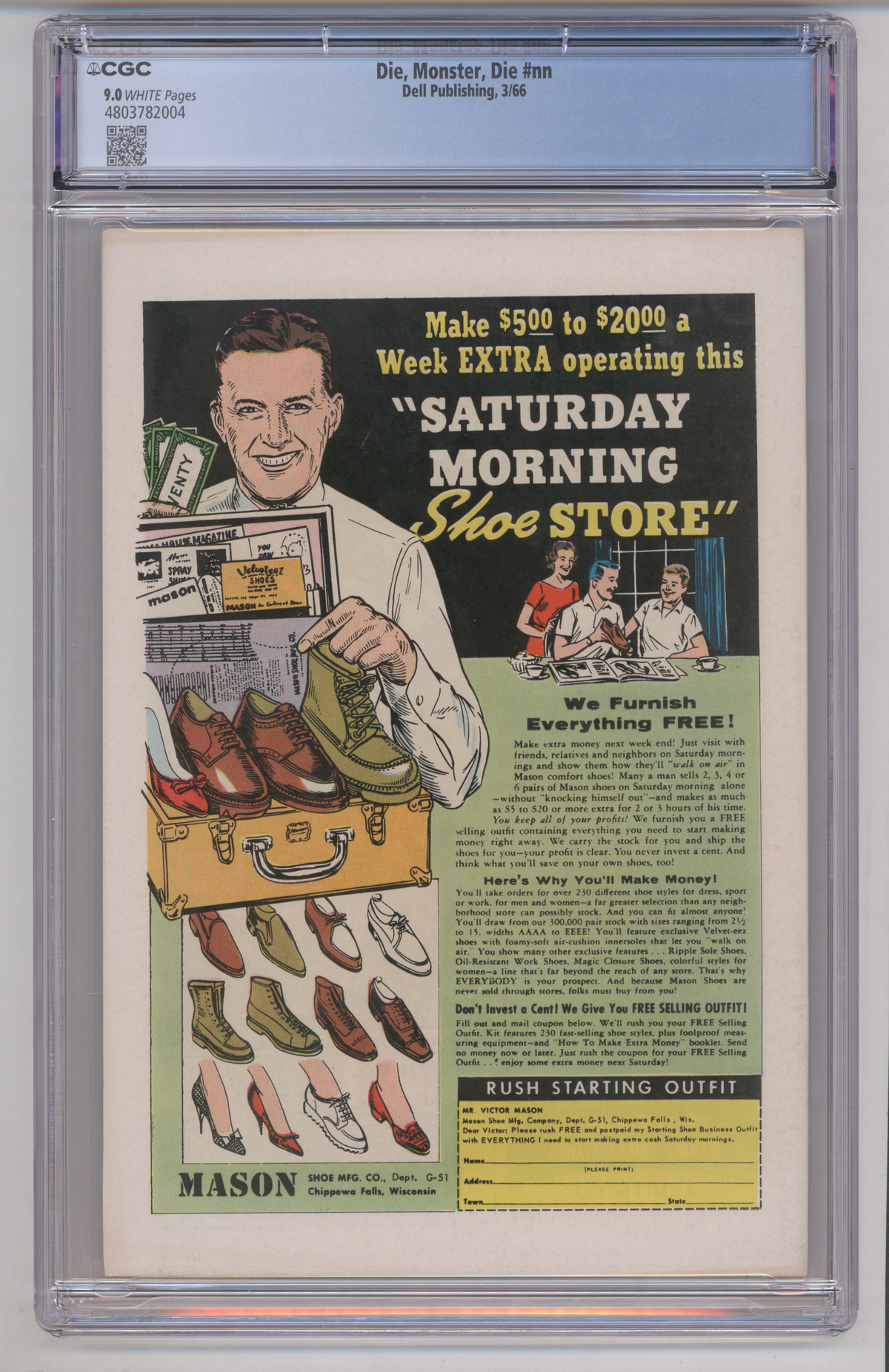Die, Monster, Die CGC Graded 9,0