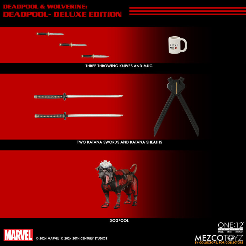 Deadpool & Wolverine: Deadpool - One:12 Collective - Mezco