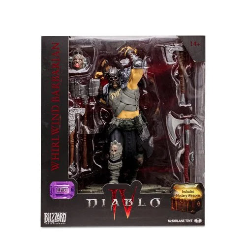 Diablo IV Wave 1 Whirlwind Barbarian Epic 1:12 Scale Posed Figure