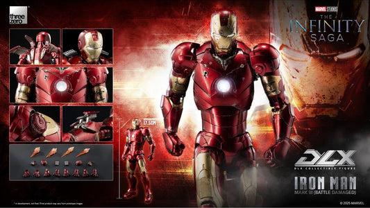 Marvel Studios: The Infinity Saga Iron Man Mark 3 (Battle Damaged) DLX Action Figure