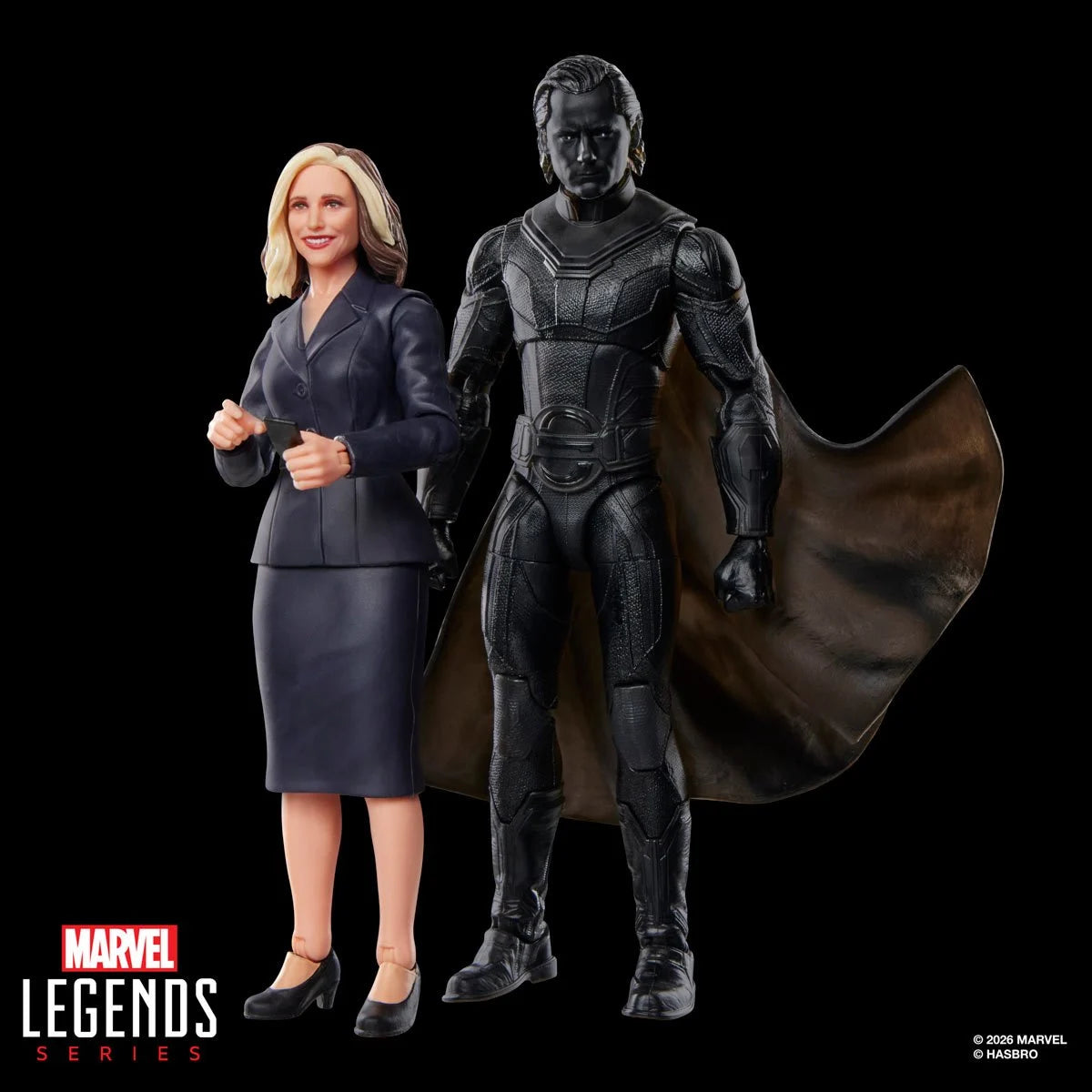 Thunderbolts Marvel Legends Series Valentina Allegra de Fontaine and The Void 6-Inch Action Figures