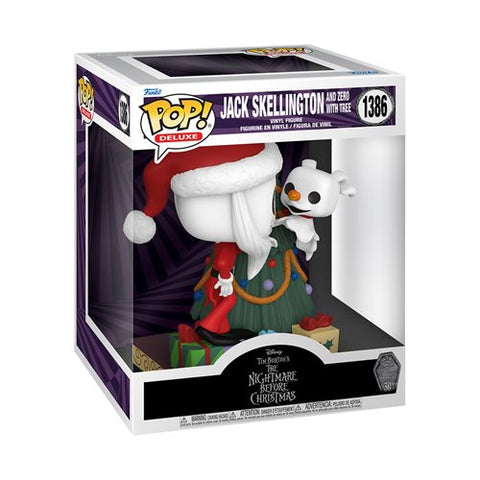 POP The Nightmare Before Christmas 30th Anniversary Jack and Zero with Tree Deluxe
