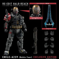 Halo: Reach RE:EDIT EMILE-A239 Noble Four 1:12 Scale Action Figure - Previews Exclusive