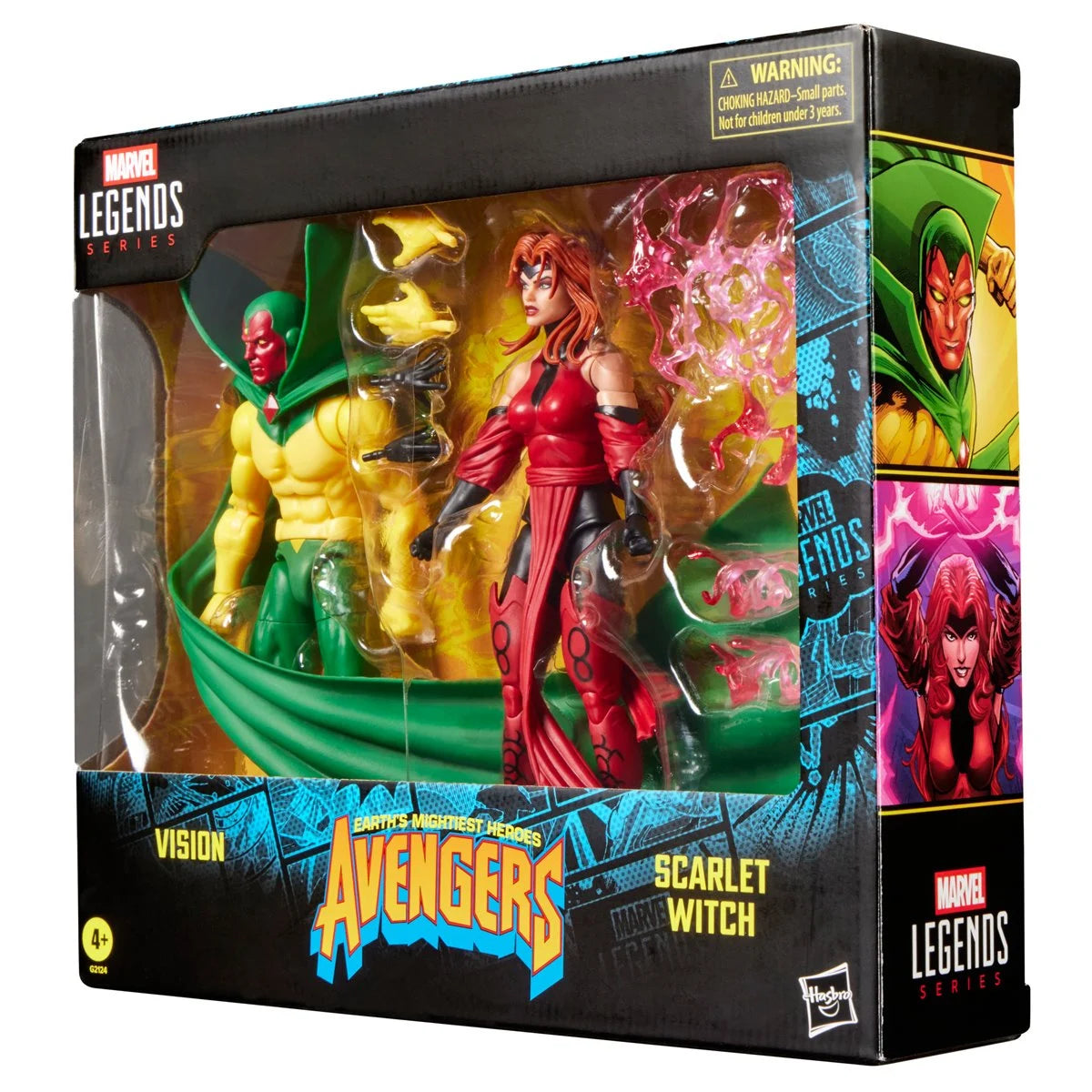 Avengers: The Crossing Marvel Legends Series Vision & Scarlet Witch 6-Inch Action Figures