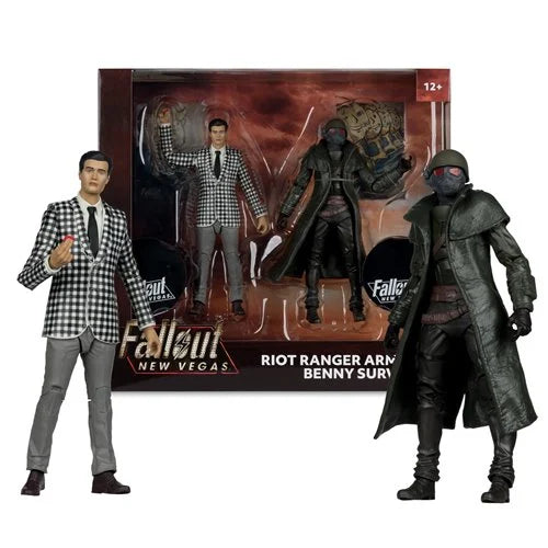 Fallout New Vegas Riot Ranger Armor and Benny 7-Inch Scale Action Figure 2-Pack - Exclusive