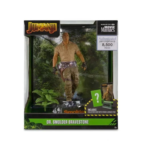 Movie Maniacs Wave 4 Jumanji Movie Dr. Smolder Bravestone Posed Figure