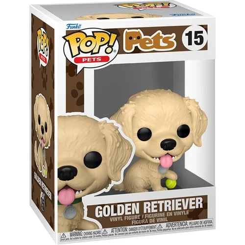 Pop! Pets Golden Retriever Funko Pop! Vinyl Figure #15