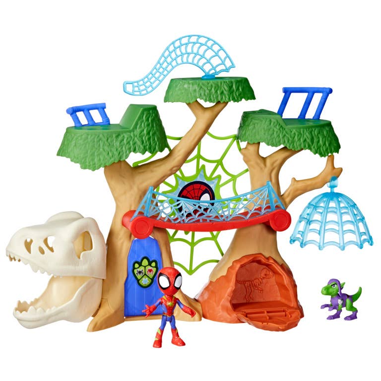 Marvel Spidey and His Amazing Friends Dino-Webs Treehouse