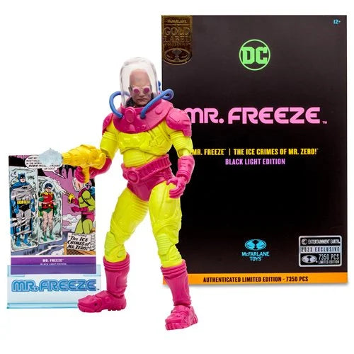 DC Multiverse Mr. Freeze Black Light Gold Label 7-Inch Scale Action Figure -Exclusive