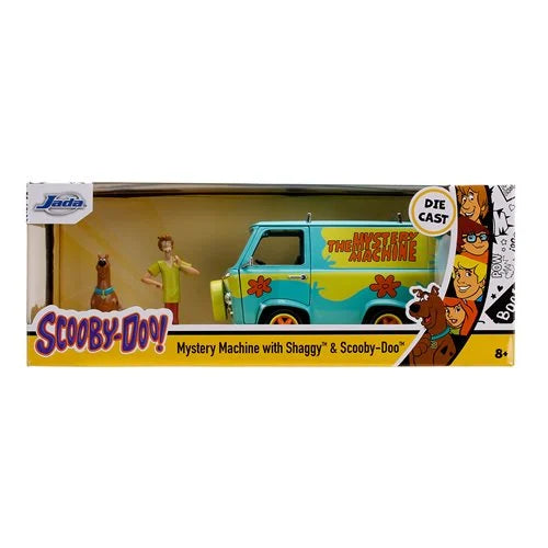 Mystery Machine with Scooby and Shaggy Figures 1:24 Vehicle