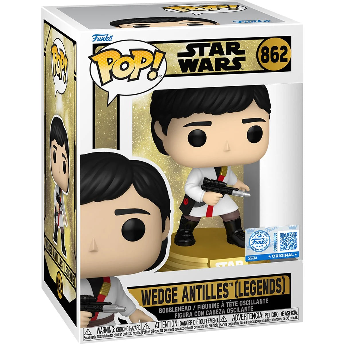Star Wars Legends Wedge Antilles (Legends) Funko Pop! Vinyl Figure #862 - Specialty