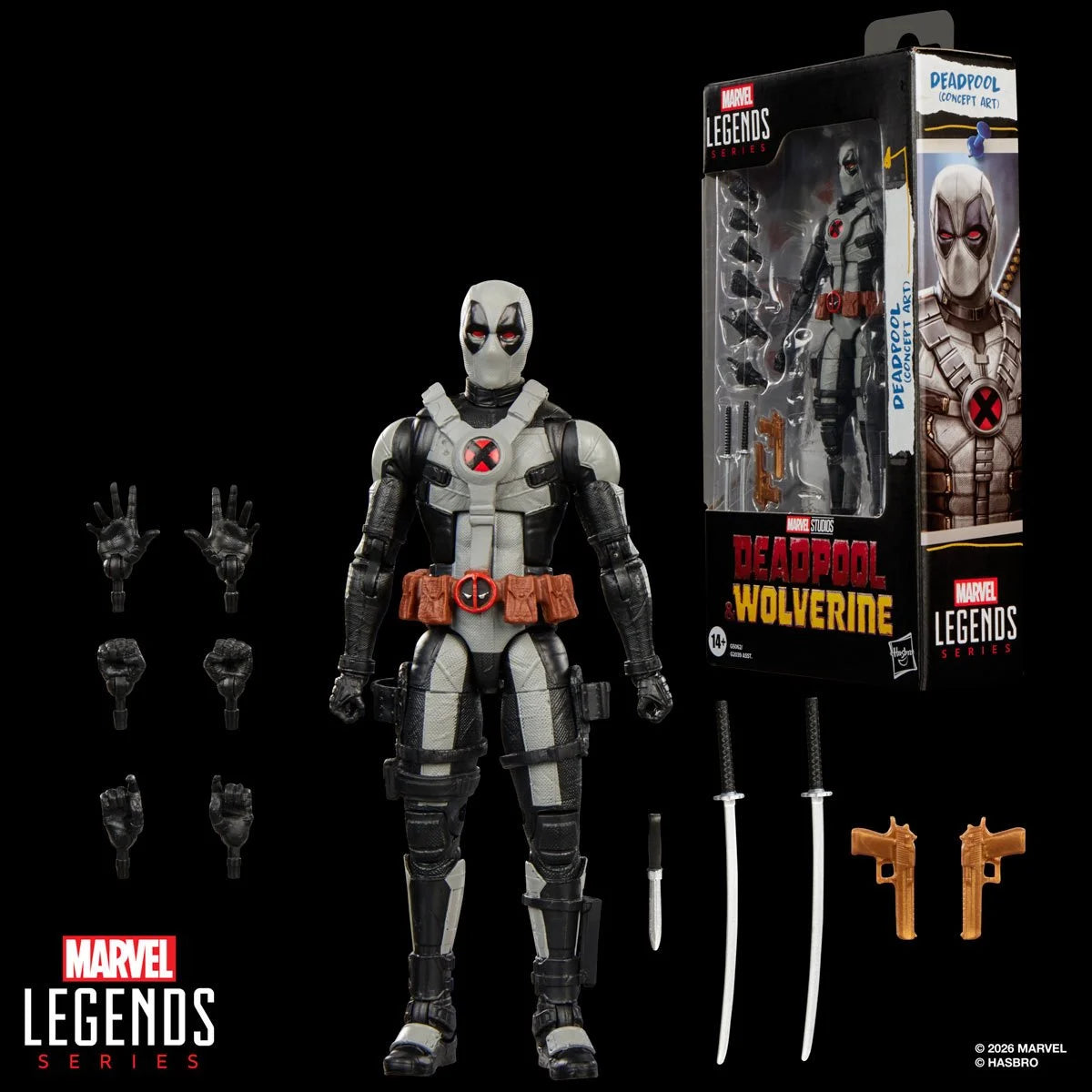 Deadpool & Wolverine Marvel Legends Series Deadpool (Concept Art) 6-Inch Action Figure