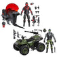 G.I. Joe Snake Eyes & Varmint ATV vs. Stealth Viper & Trubble Bubble set — product image 2