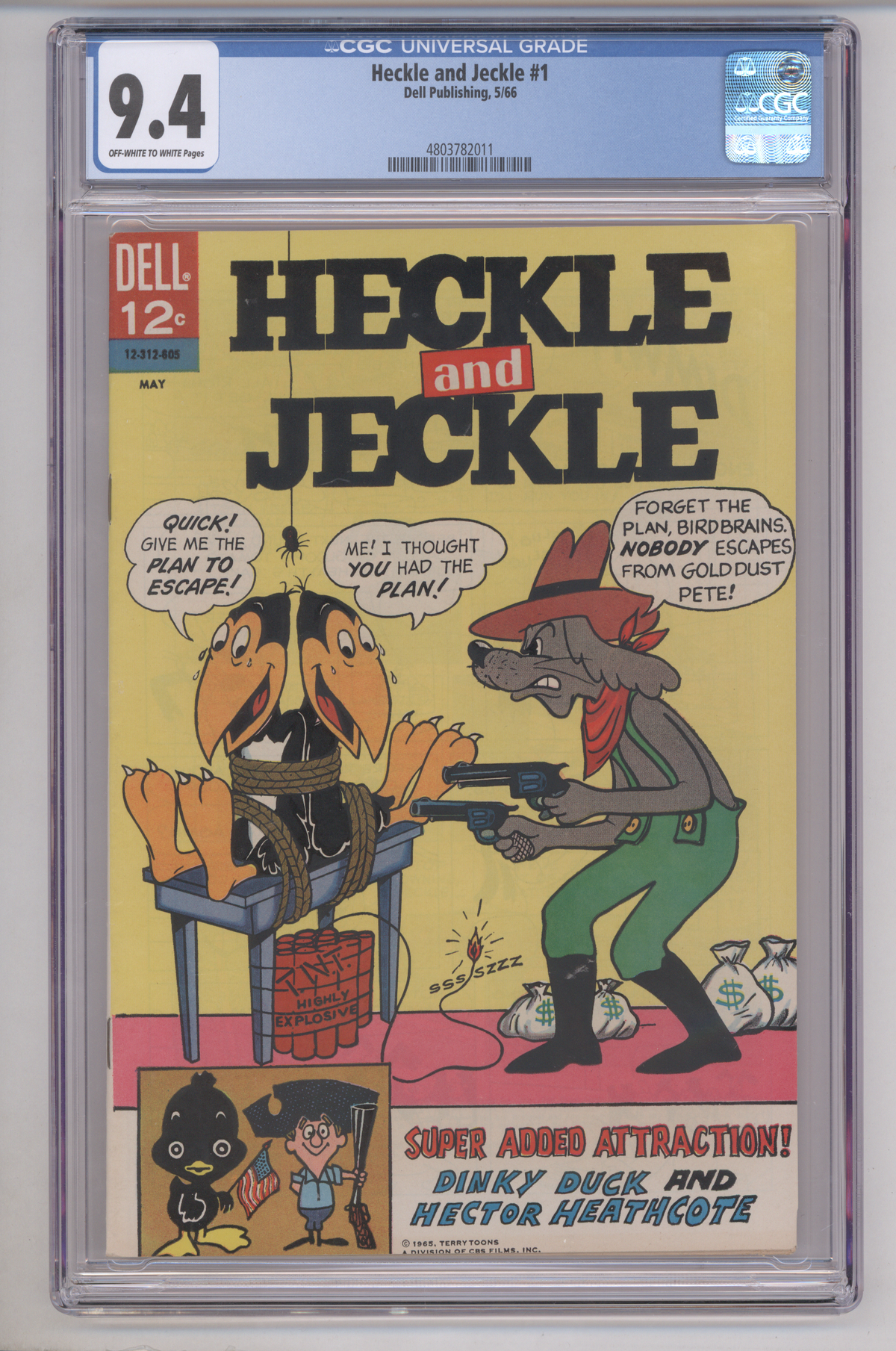 Heckle and Jeckle #1 CGC Graded 9.4