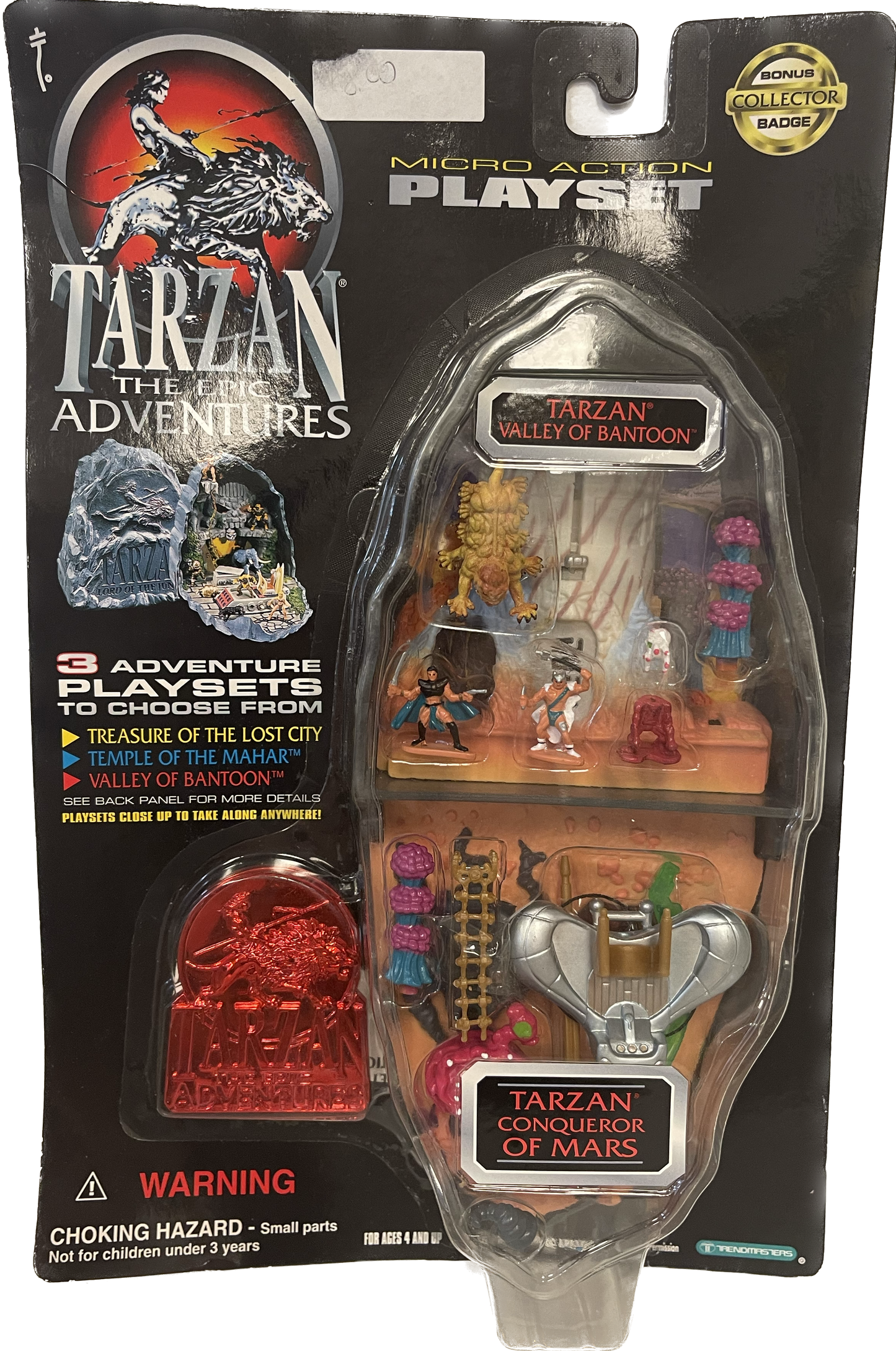 Tarzan The Epic Adventures Conqueror Of Mars Micro Action Playset