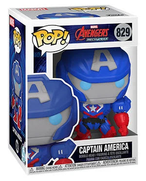 Funko POP Avengers Mech Strike Captain America #829