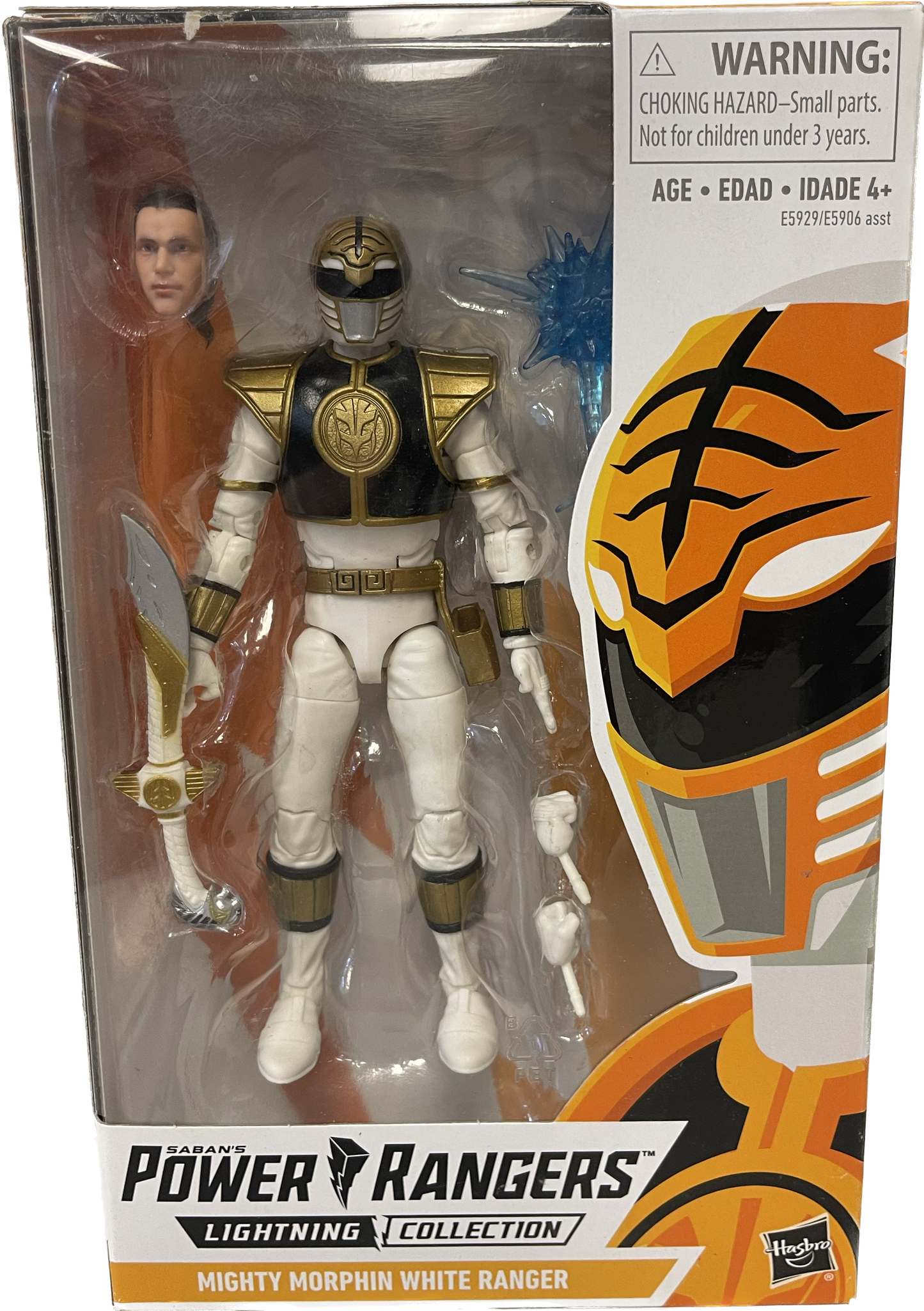 Power Rangers Lighting Collection Mighty Morphin White Ranger