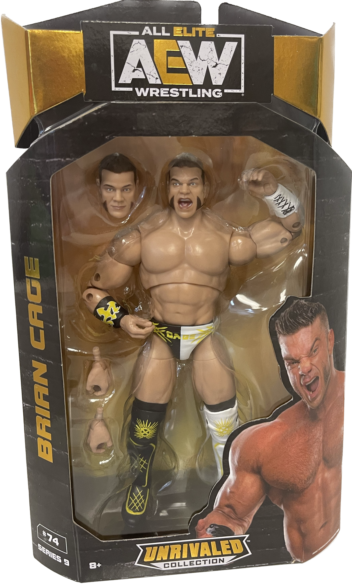 AEW Unrivaled Collection Series 9 #74 Brian Cage Figure