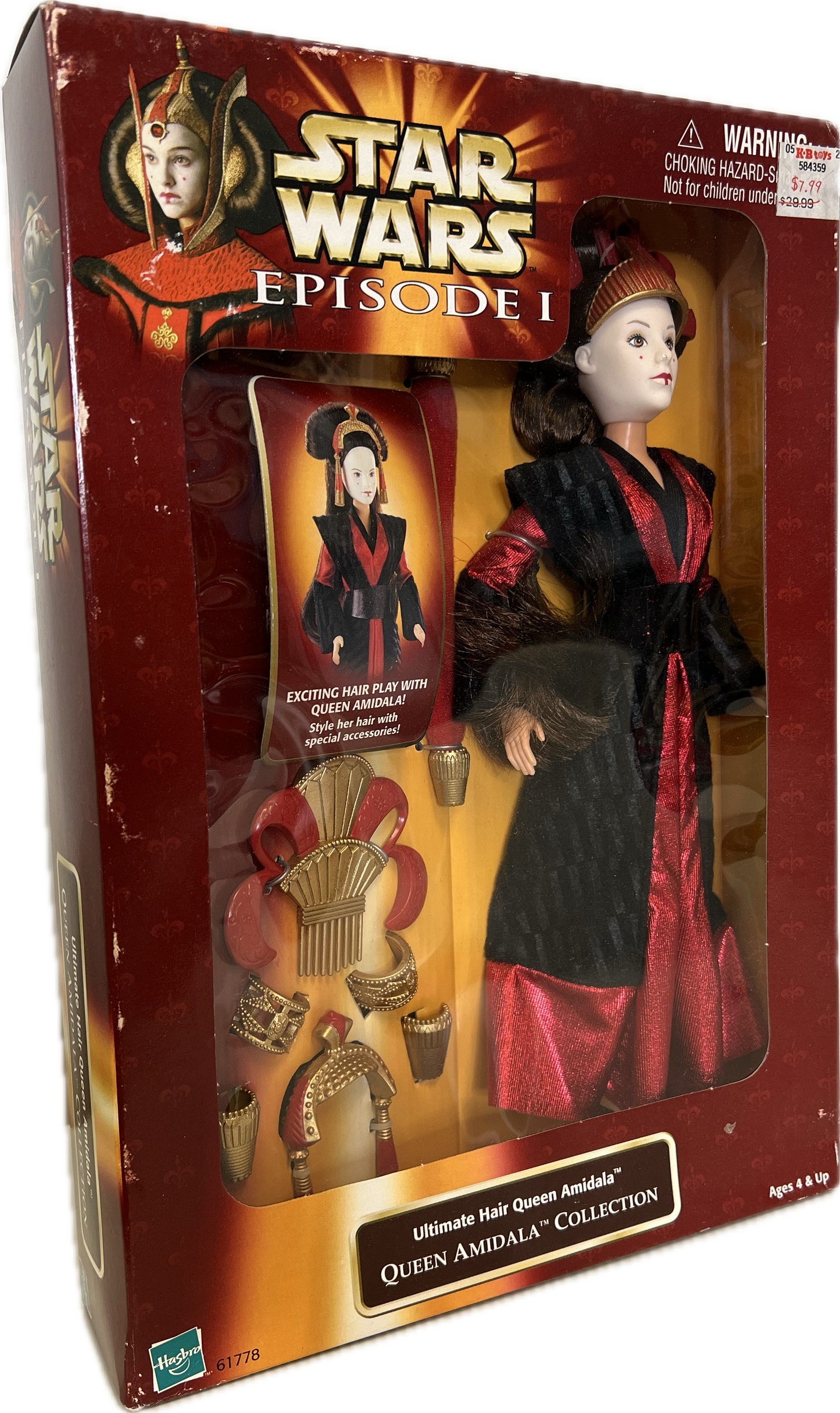 Star Wars Episode I Queen Amidala Collection Ultimate Hair Queen Amidala