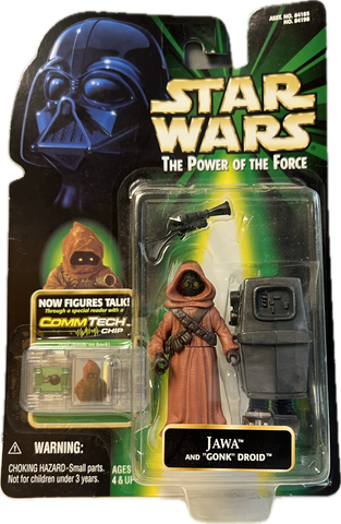 Star Wars Power of the Force Commtech Chip Jawa & Gonk Droid