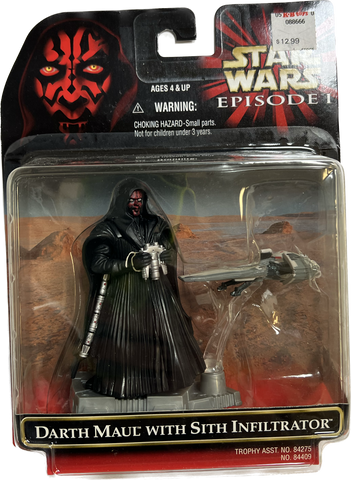 Star Wars Episode I Darth Maul with Sith Infiltrator Deluxe Figure