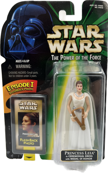Star Wars Power of the Force Flash Back Photo Princess Leia