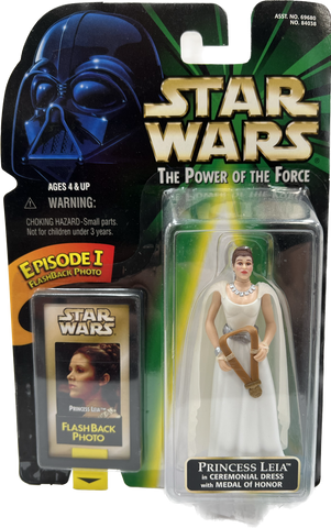 Star Wars Power of the Force Flash Back Photo Princess Leia
