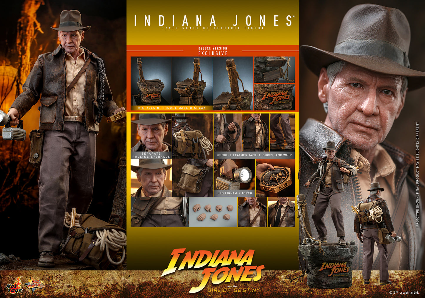 Indiana Jones Sixth Scale Collectible Deluxe Figure