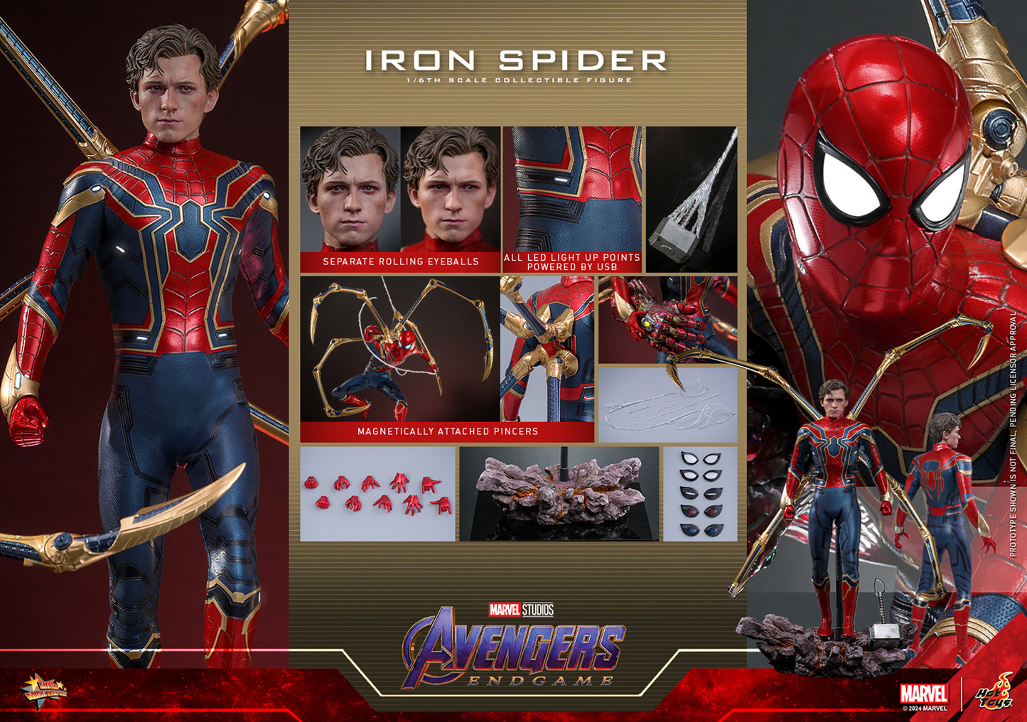 Iron Spider Sixth Scale Figure