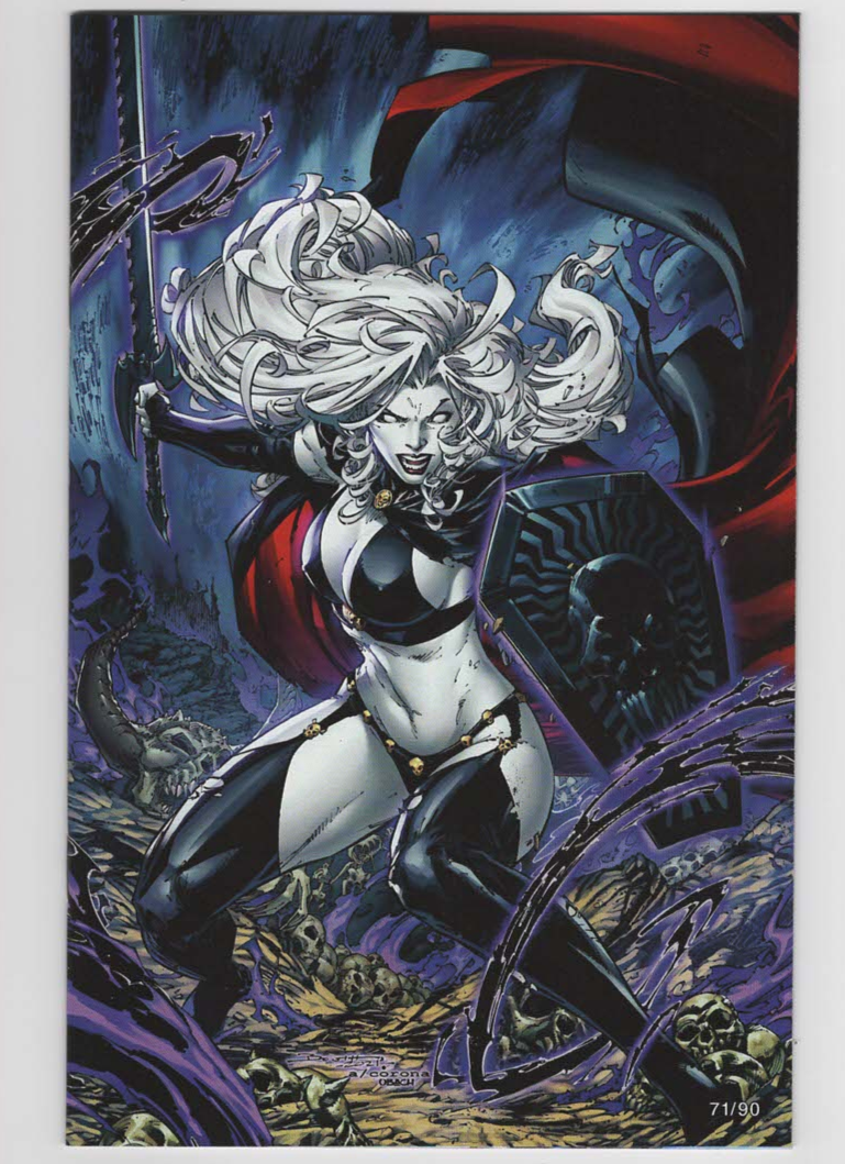Lady Death Necrotic Genesis #1 Booth Ultimate Virgin Kickstarter Coffin 71/90