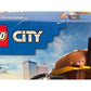 Close-up of LEGO City Burger Truck box creasing and edge wear