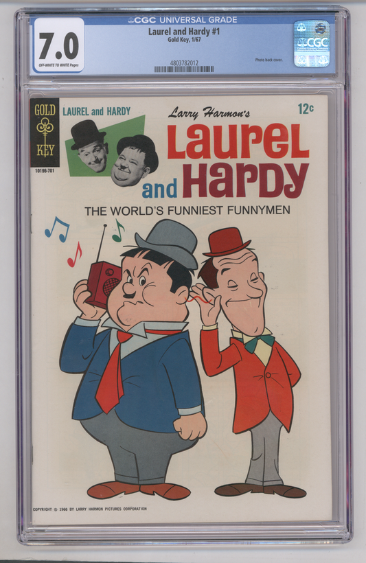 Laurel and Hardy #1 CGC Graded 7.0