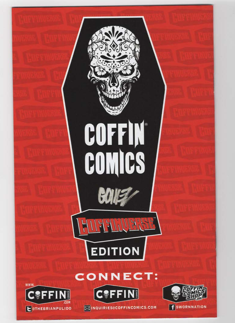 LA MUERTA: PRIMEVAL #1 - GOMEZ COFFINVERSE LADY SATANUS EDITION - LTD to 40