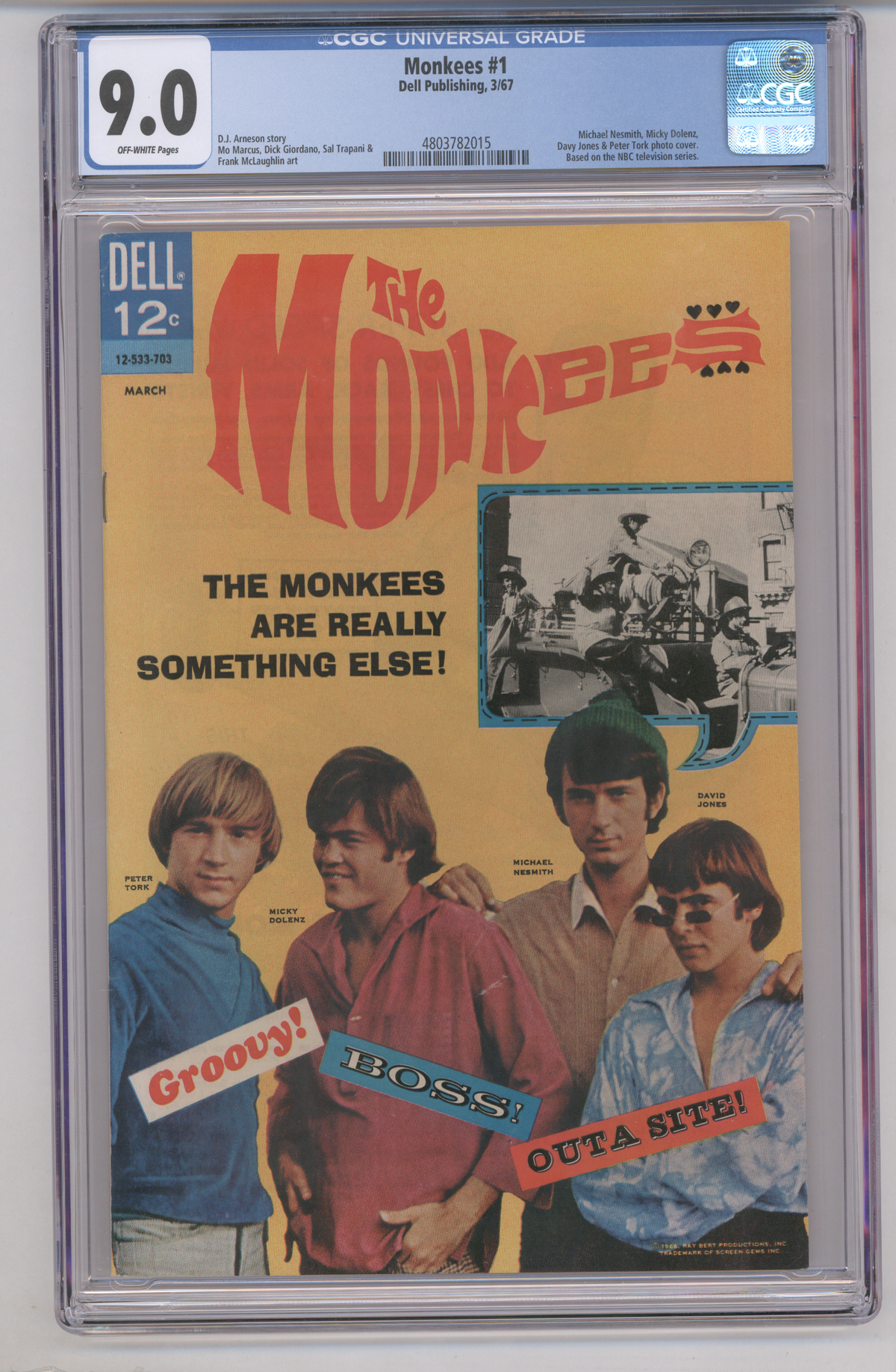 Monkees #1 CGC Graded 9.0