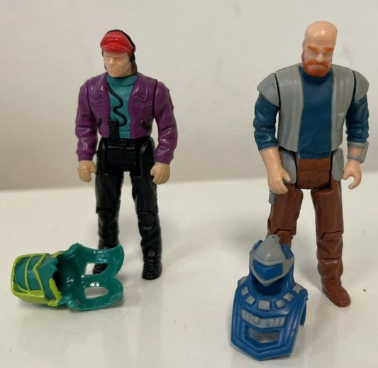 M.A.S.K. Alex Sector & Buddie Hawks Boulder Hill Figure Set 1985