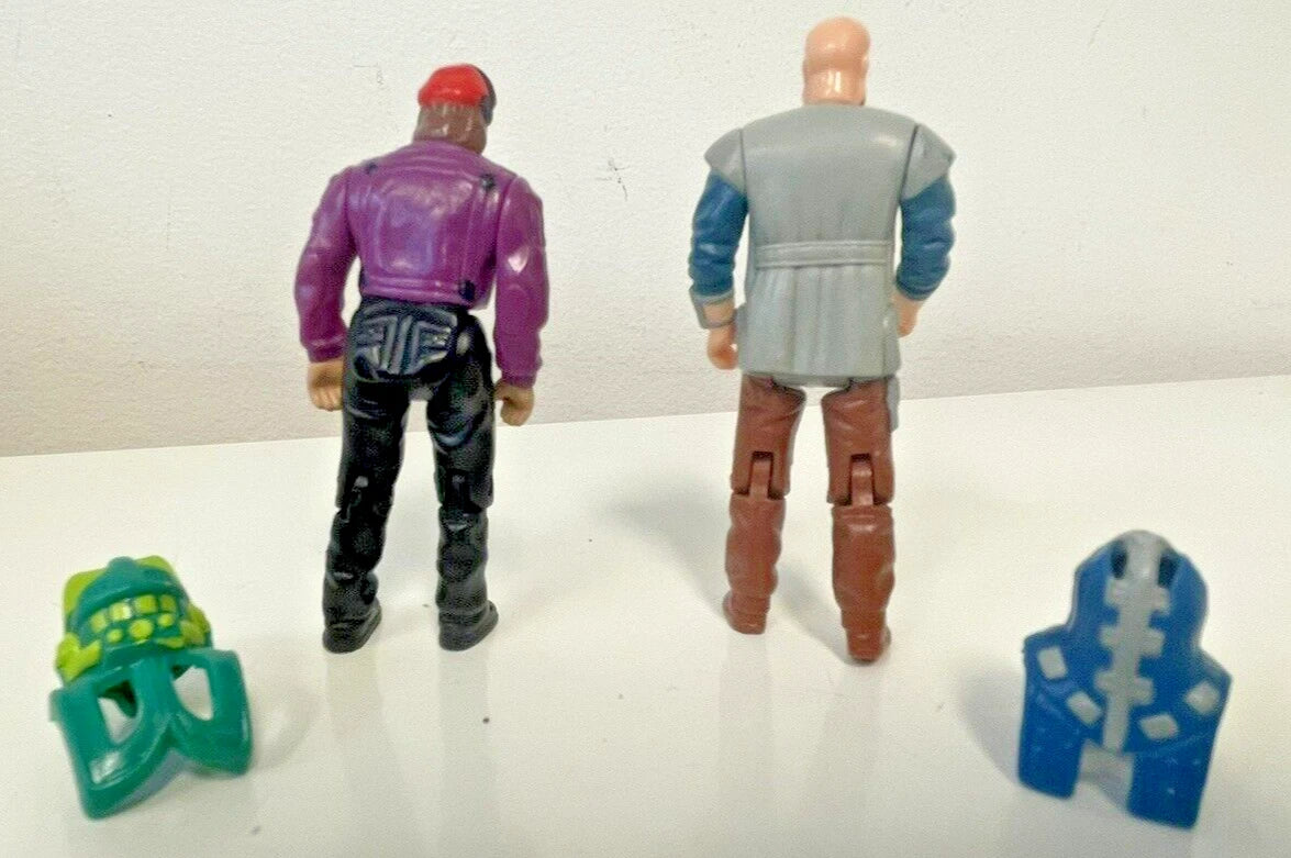 M.A.S.K. Alex Sector & Buddie Hawks Boulder Hill Figure Set 1985