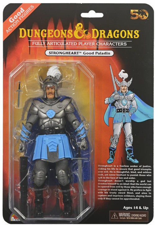 Dungeons and Dragons 7" Scale Fig- 50th Anniversary Strongheart on Blister Card