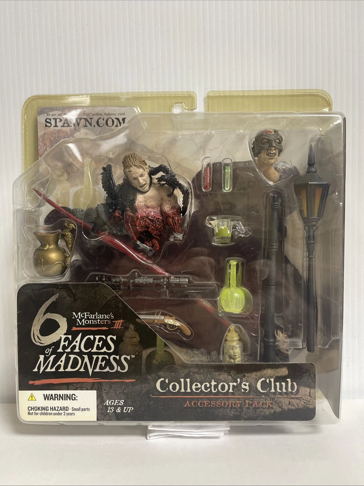 McFarlane ACCESSORY PACK 6 Faces of Madness COLLECTOR CLUB Exclusive NIB