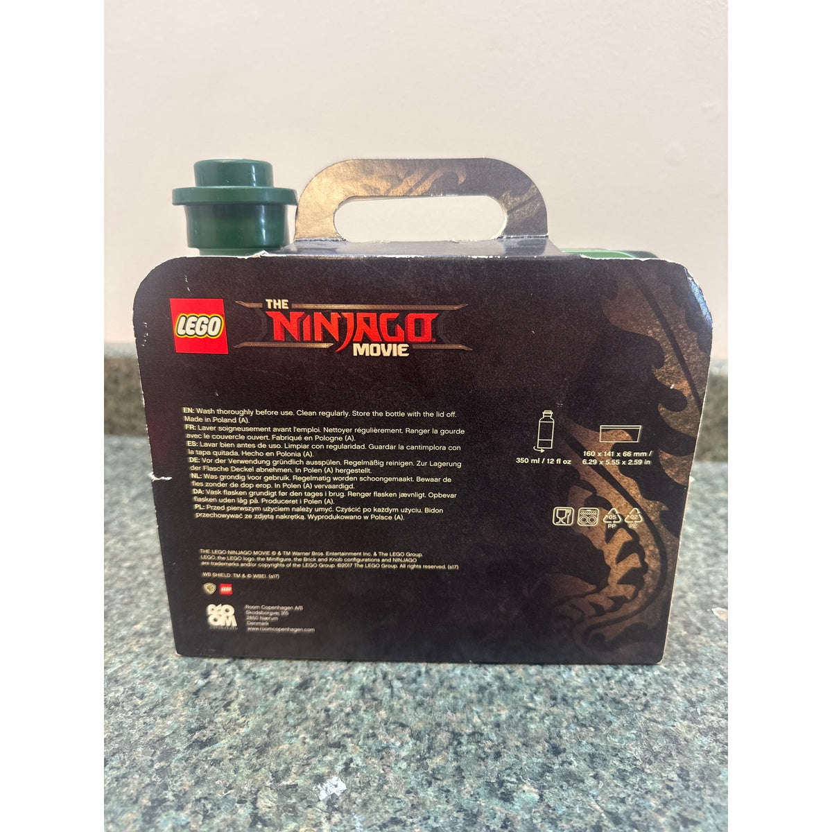 LEGO NINJAGO Movie lunch set back packaging