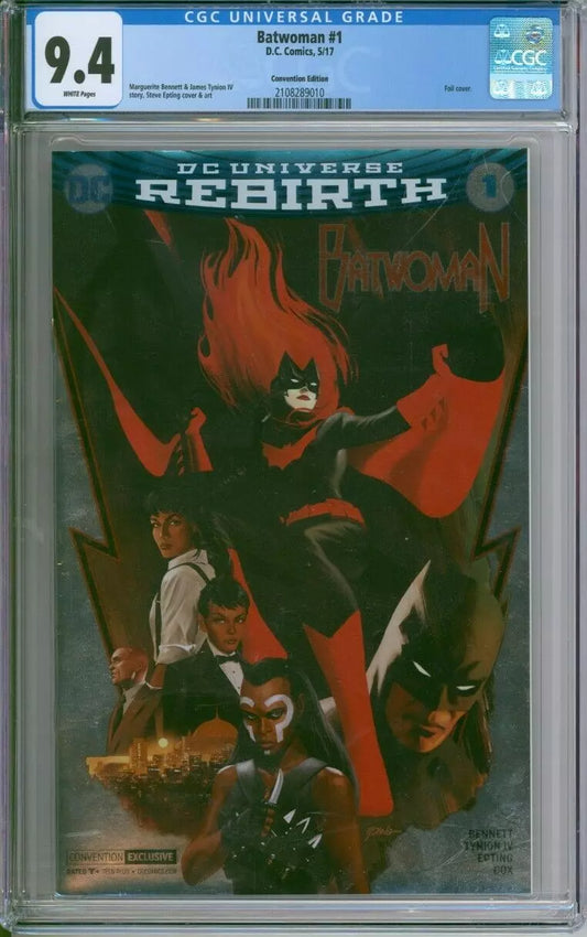 Rebirth Batwoman #1 CGC 9.4 Foil Cover