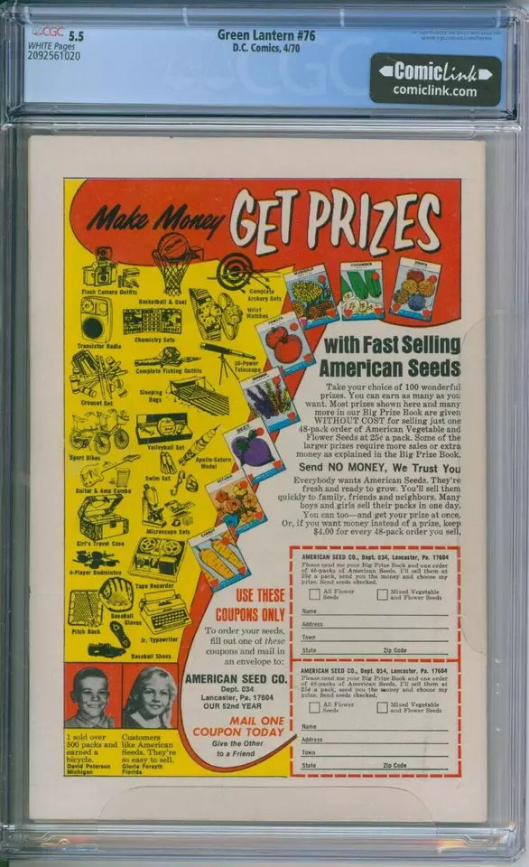 Green Lantern #76 CGC 5.5