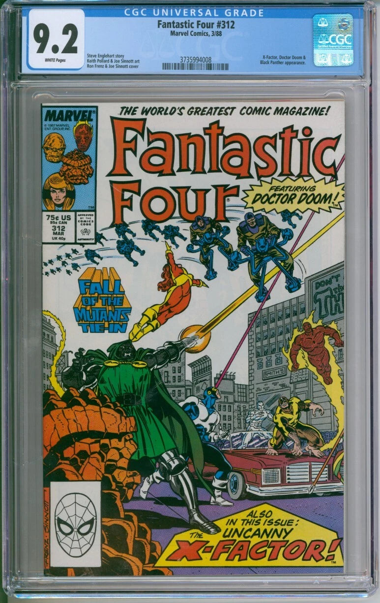 Marvel Comics Fantastic Four #312 CGC 9.2