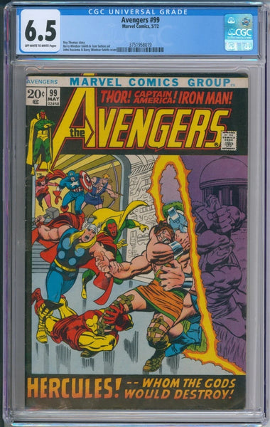 Marvel Comics Avengers #99 CGC 6.5