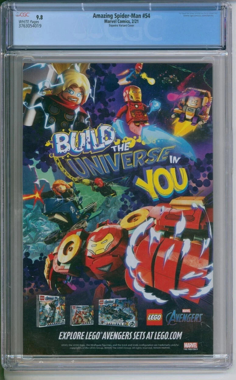 Marvel Comics Amazing Spider-Man #54 LGY #855 CGC 9.8 "Knullified" variant cover (1b)