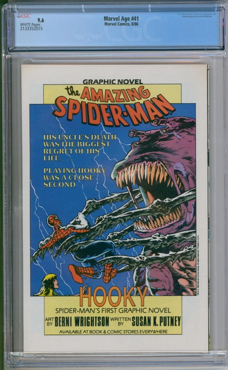 Marvel Age #41 CGC 9.6 (Stan Lee photo cover)